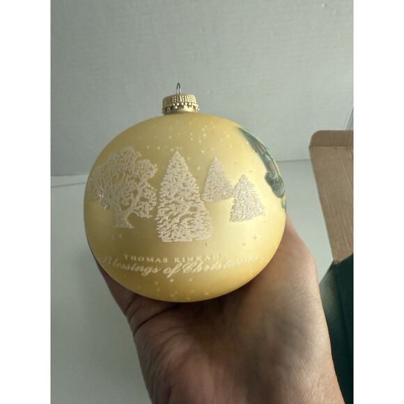 THOMAS KINKADE Painter Of Light Brushworks Collection Christmas Ornament Holiday - Picture 7 of 14